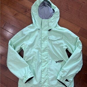 Volcom Women’s Lime Green Ski and Snowboard Jacket Small